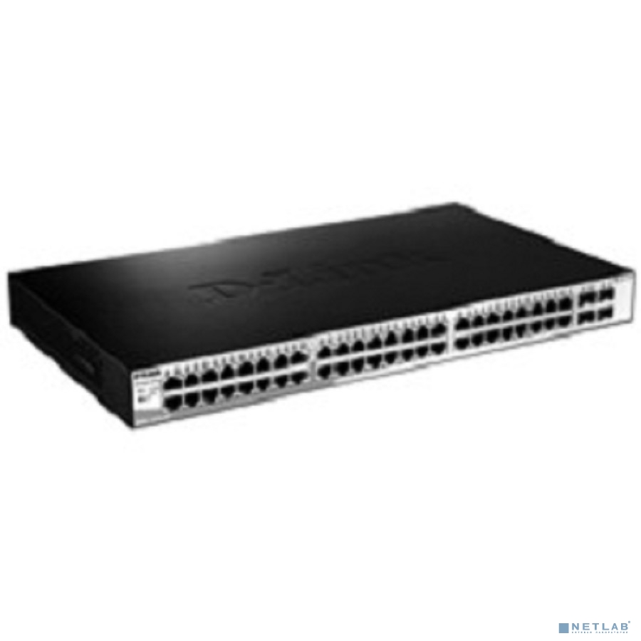 D-Link DGS-1210-52/ME/A1A Управляемый L2 коммутатор с 48 портами 10/100/1000Base-T и 4 портами 1000Base-X SFP D-Link DGS-1210-52/ME/A1A Управляемый L2 коммутатор с 48 портами 10/100/1000Base-T и 4 портами 1000Base-X SFP