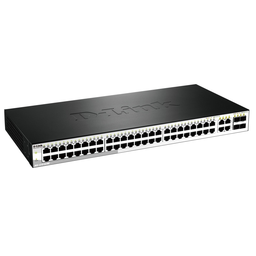 D-Link DES-1210-52/ME/C1A Управляемый коммутатор 2 уровня с 48 портами 10/100Base-TX и 4 комбо-портами 1000Base-T/SFP