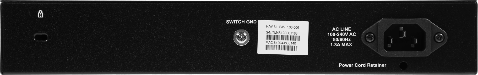D-Link DGS-1210-10P/ME/B1A Управляемый L2 коммутатор с 8 портами 10/100/1000Base-T и 2 портами 1000Base-X SFP (8 портов PoE 802.3af/at, PoE-бюджет 78 Вт)
