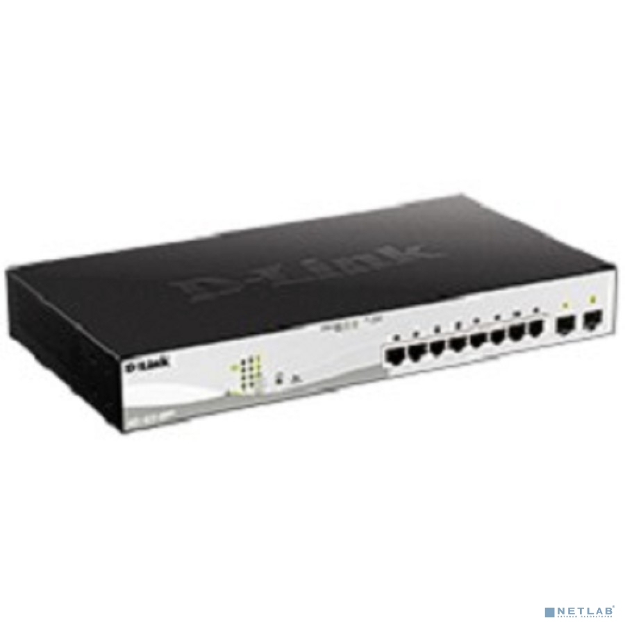 D-Link DGS-1210-10MP/FL1A Управляемый L2 коммутатор с 8 портами 10/100/1000Base-T и 2 портами 1000Base-X SFP (8 портов PoE 802.3af/at, PoE-бюджет 130 Вт) D-Link DGS-1210-10MP/FL1A Управляемый L2 коммутатор с 8 портами 10/100/1000Base-T и 2 портами 1000Base-X SFP (8 портов PoE 802.3af/at, PoE-бюджет 130 Вт)
