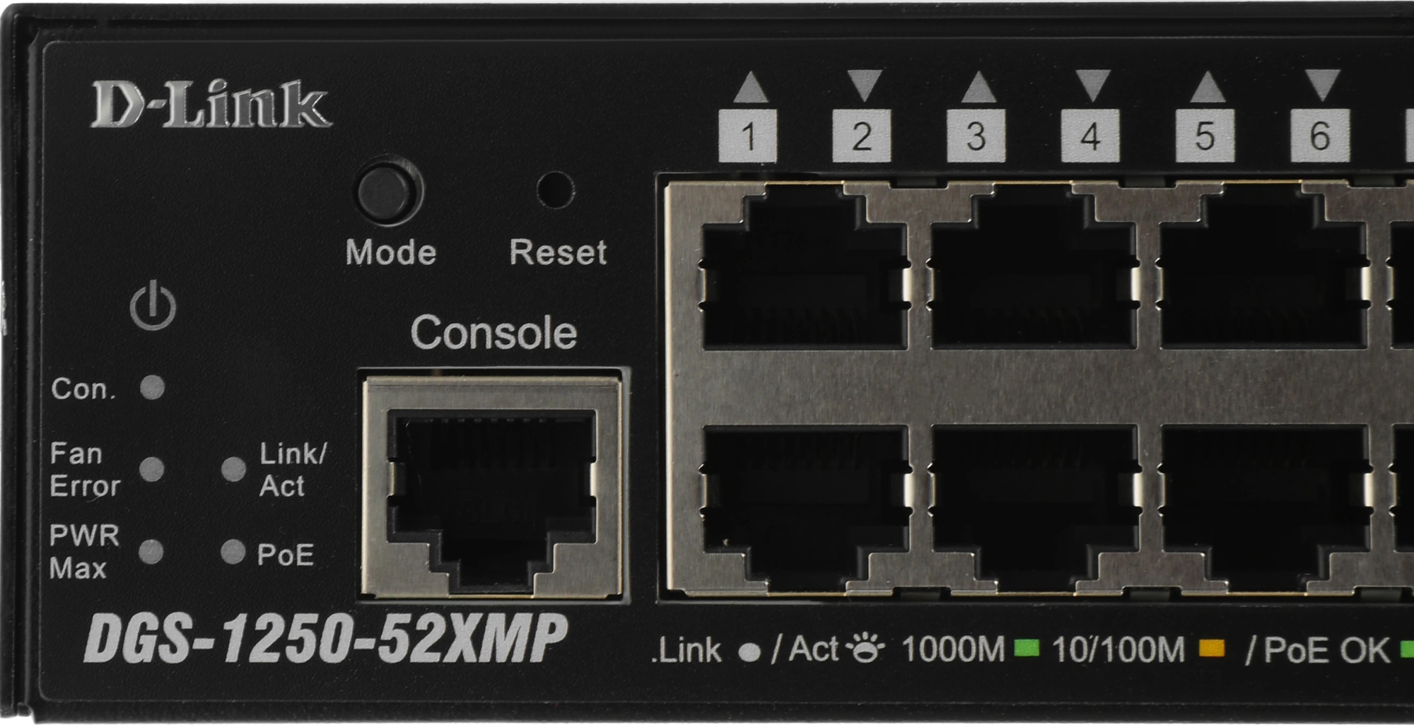 D-Link DGS-1250-52XMP/A1A Управляемый L2 коммутатор с 48 портами 10/100/1000Base-T и 4 портами 10GBase-X SFP+ (48 портов PoE 802.3af/at, PoE-бюджет 370 Вт) D-Link DGS-1250-52XMP/A1A Управляемый L2 коммутатор с 48 портами 10/100/1000Base-T и 4 портами 10GBase-X SFP+ (48 портов PoE 802.3af/at, PoE-бюджет 370 Вт)