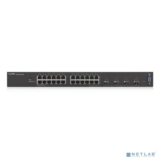 ZYXEL XGS2210-28HP-EU0101F L2+ PoE+ коммутатор XGS2210-28HP, 24xPoE+, 4xSFP+, стекируемый, бюджет PoE 375 Вт ZYXEL XGS2210-28HP-EU0101F L2+ PoE+ коммутатор XGS2210-28HP, 24xPoE+, 4xSFP+, стекируемый, бюджет PoE 375 Вт