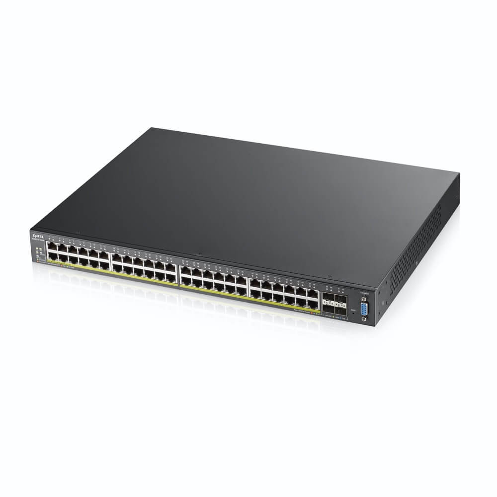 ZYXEL XGS2210-52HP-EU0101F L2+ коммутатор XGS2210-52HP, 48xGE PoE+, 4xSFP+, стекируемый, бюджет PoE 375 Вт ZYXEL XGS2210-52HP-EU0101F L2+ коммутатор XGS2210-52HP, 48xGE PoE+, 4xSFP+, стекируемый, бюджет PoE 375 Вт