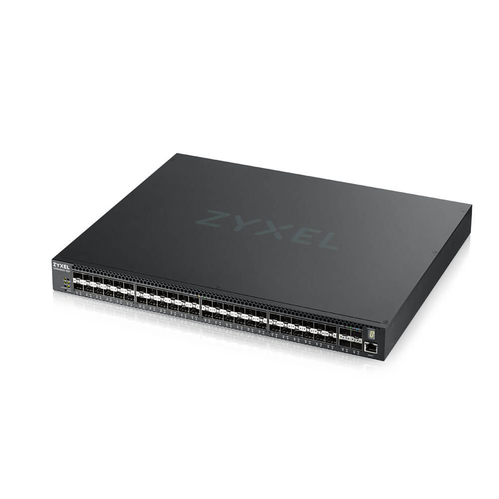 ZYXEL XGS4600-52F-ZZ0101F L3 коммутатор Zyxel XGS4600-52F, 48xSFP, 4xSFP+, 2 источника питания AC