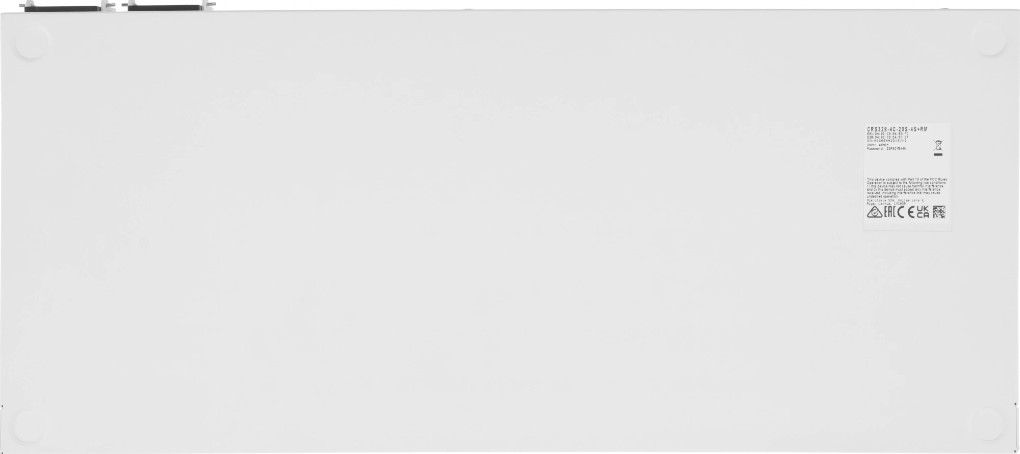 MikroTik CRS328-4C-20S-4S+RM Коммутатор в стойку, 20х SFP, 4x SFP+ , 4х RJ45/SFP MikroTik CRS328-4C-20S-4S+RM Коммутатор в стойку, 20х SFP, 4x SFP+ , 4х RJ45/SFP