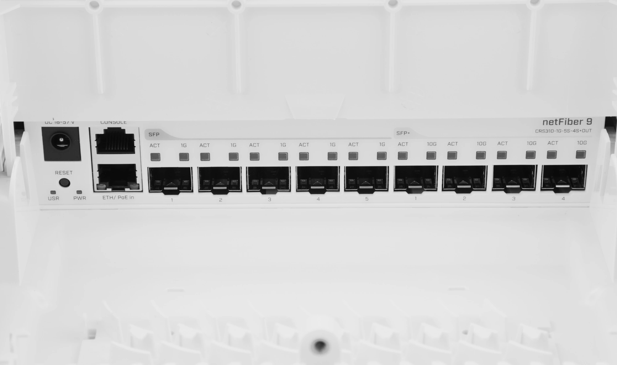 MikroTik CRS310-1G-5S-4S+OUT Коммутатор уличный, оптический 1*1Gbit Rj45, 5*1Gbit SFP, 4*10Gbit SFP+ MikroTik CRS310-1G-5S-4S+OUT Коммутатор уличный, оптический 1*1Gbit Rj45, 5*1Gbit SFP, 4*10Gbit SFP+