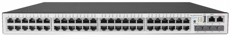 Управляемый POE коммутатор уровня 2+, 48 портов 10/100/1000Base-T с поддержкой POE, 4 порта 1/10G SFP+, бюджет POE 740W