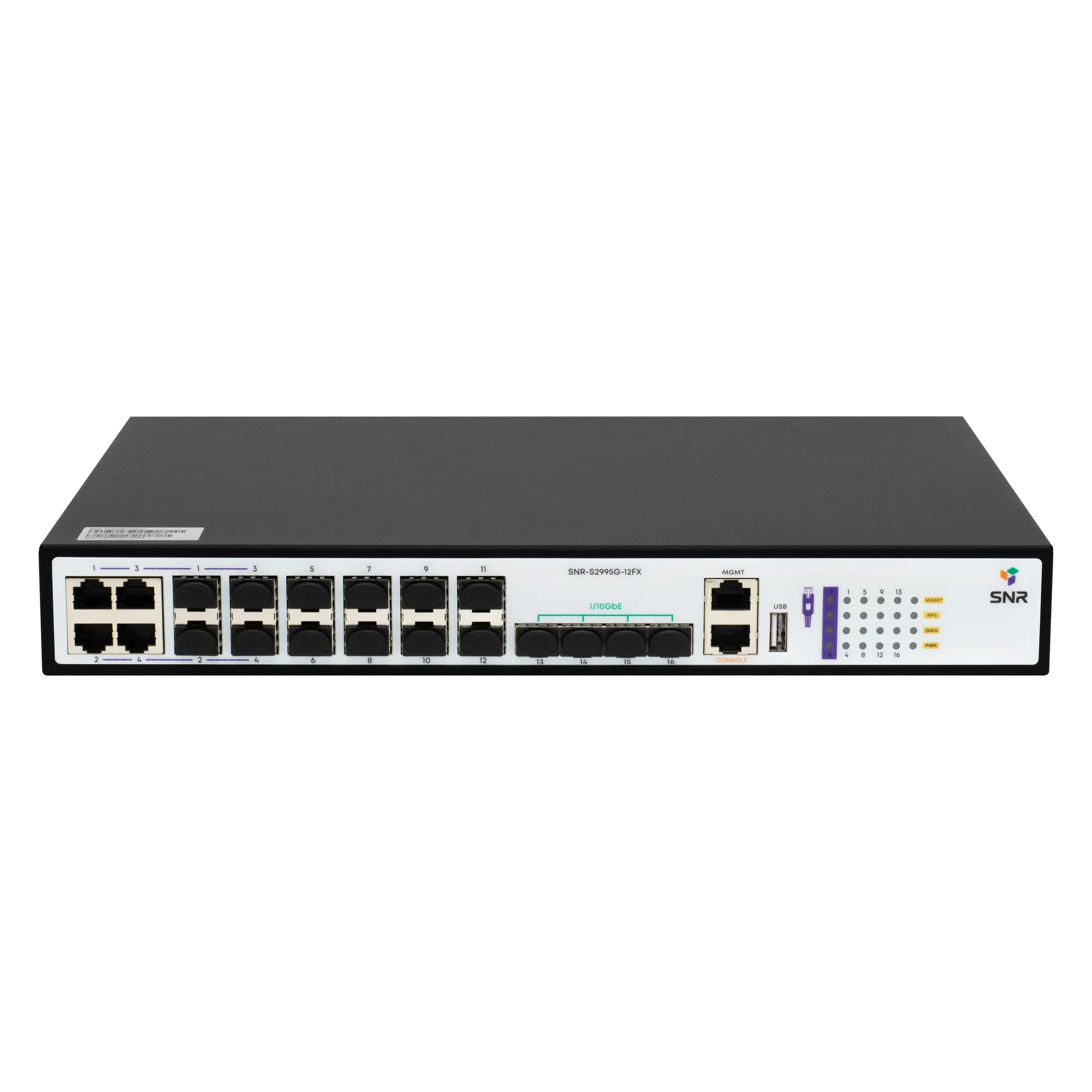SNR-S2995G-12FX Управляемый коммутатор уровня 3 SNR-S2995G-12FX SNR-S2995G-12FX Управляемый коммутатор уровня 3 SNR-S2995G-12FX