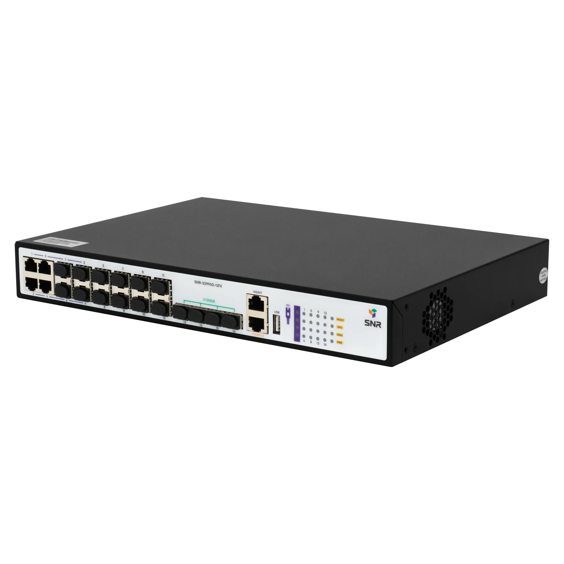 SNR-S2995G-12FX Управляемый коммутатор уровня 3 SNR-S2995G-12FX SNR-S2995G-12FX Управляемый коммутатор уровня 3 SNR-S2995G-12FX