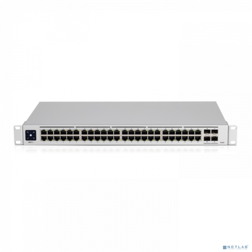 UBIQUITI USW-Pro-48 Коммутатор в стойку, 48х 1G RJ45, 4х 10G SFP+ UBIQUITI USW-Pro-48 Коммутатор в стойку, 48х 1G RJ45, 4х 10G SFP+