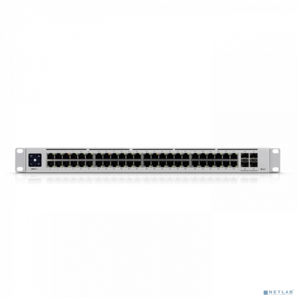 UBIQUITI USW-Pro-48 Коммутатор в стойку, 48х 1G RJ45, 4х 10G SFP+ UBIQUITI USW-Pro-48 Коммутатор в стойку, 48х 1G RJ45, 4х 10G SFP+