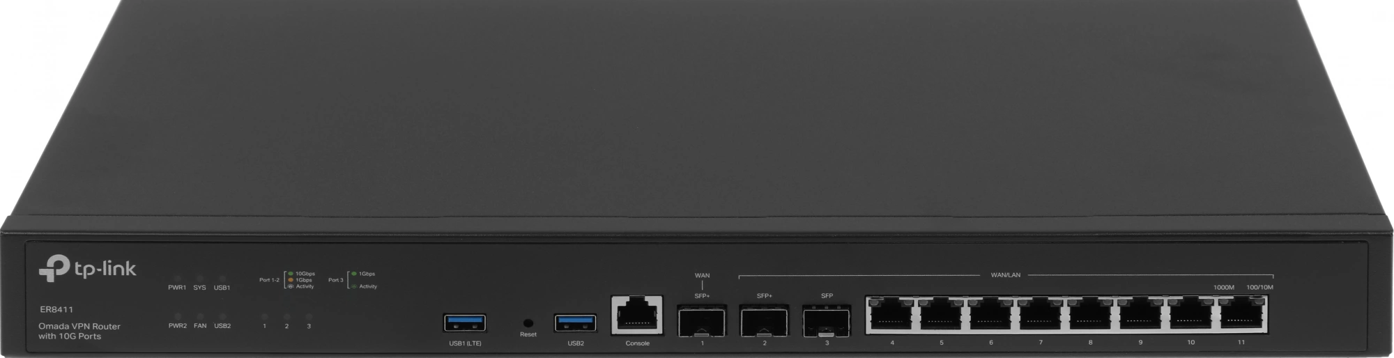 TP-Link ER8411 VPN-маршрутизатор Omada с портами 10 Гбит/с