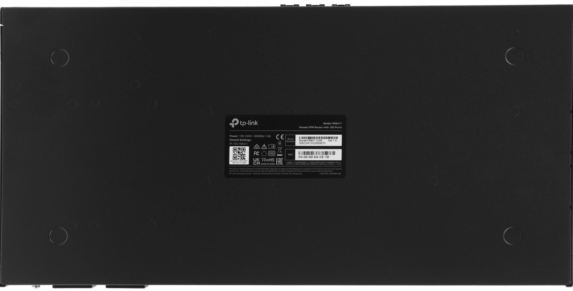 TP-Link ER8411 VPN-маршрутизатор Omada с портами 10 Гбит/с