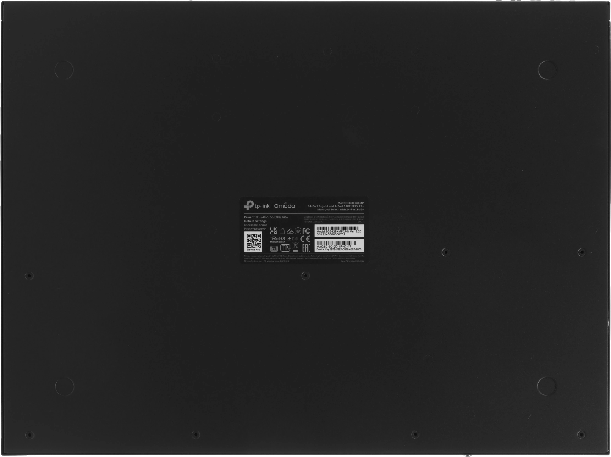 TP-Link TL-SG3428XMP Управляемый коммутатор JetStream уровня 2+ с 24 гигабитными портами RJ45 и 4 портами SFP+