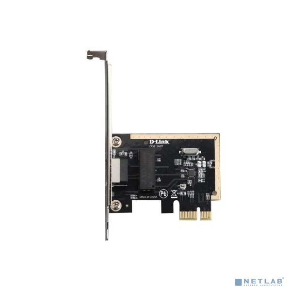 D-Link DGE-560T/20/D2A Сетевой PCI Express адаптер с 1 портом 10/100/1000Base-T (20 адаптеров в упаковке)