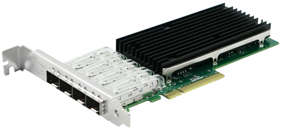 Lr-Link LREC9804BF-4SFP+ Сетевая карта/ PCIe x8 10G Quad Port Fiber Server Network Card