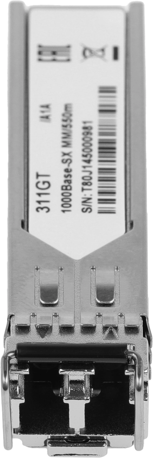 D-Link 311GT/A1A SFP-трансивер с 1 портом 1000Base-SX для многомодового оптического кабеля (до 550 м, разъем Duplex LC)