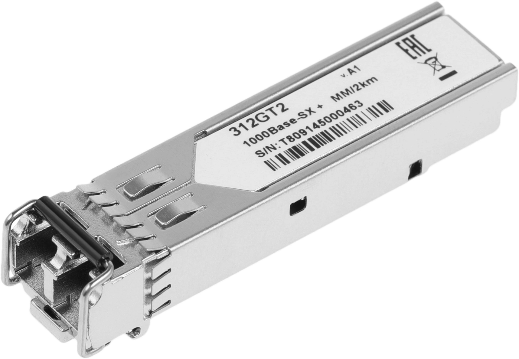 D-Link 312GT2/A1A SFP-трансивер с 1 портом 1000Base-SX+ для многомодового оптического кабеля (до 2 км, разъем Duplex LC)