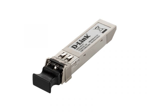 D-Link 431XT/B1A  PROJ Трансивер SFP+ с 1 портом 10GBase-SR для многомодового оптического кабеля (до 300 м, разъем Duplex LC)