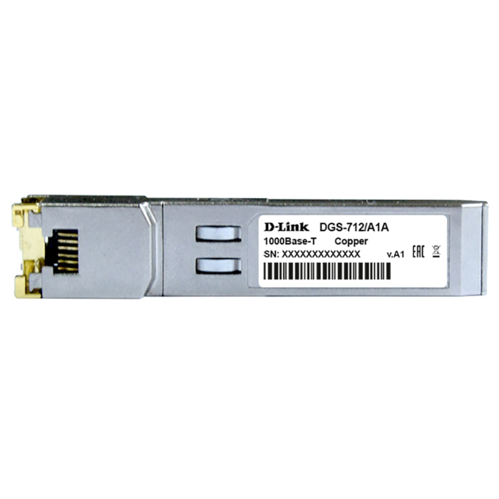 D-Link 712/A2A  SFP-трансивер с 1 портом 1000Base-T (до 100 м)