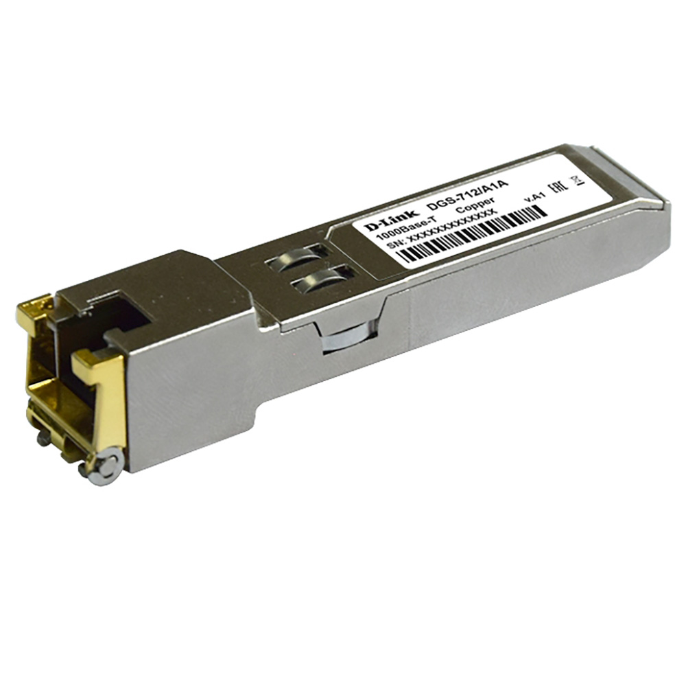 D-Link 712/A2A  SFP-трансивер с 1 портом 1000Base-T (до 100 м)