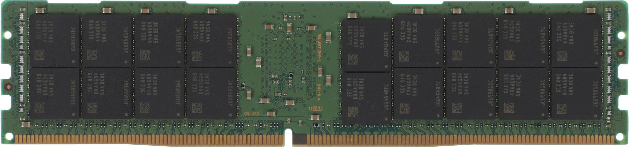 Samsung DRAM 64GB DDR4 RDIMM 3200MHz M393A8G40AB2-CWE/M393A8G40AB2-CWECO 2Rx4 RDIMM Registred ECC