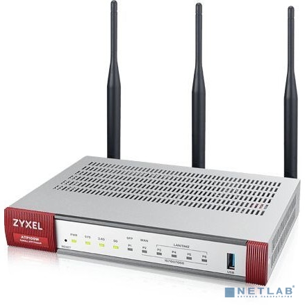 ZYXEL ATP100W-RU0102F Сетевой экран ZyWALL ATP100W 10/100/1000BASE-TX/SFP