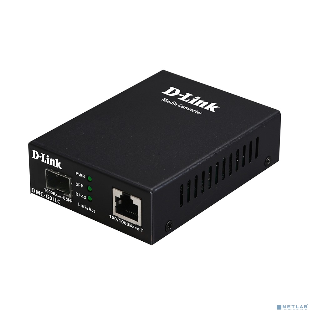 D-Link DMC-G01LC/C1A Медиаконвертер с 1 портом 100/1000Base-T и 1 портом 1000Base-X SFP