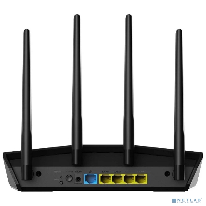 Роутер беспроводной Asus RT-AX55 AX1800 10/100/1000BASE-TX черный