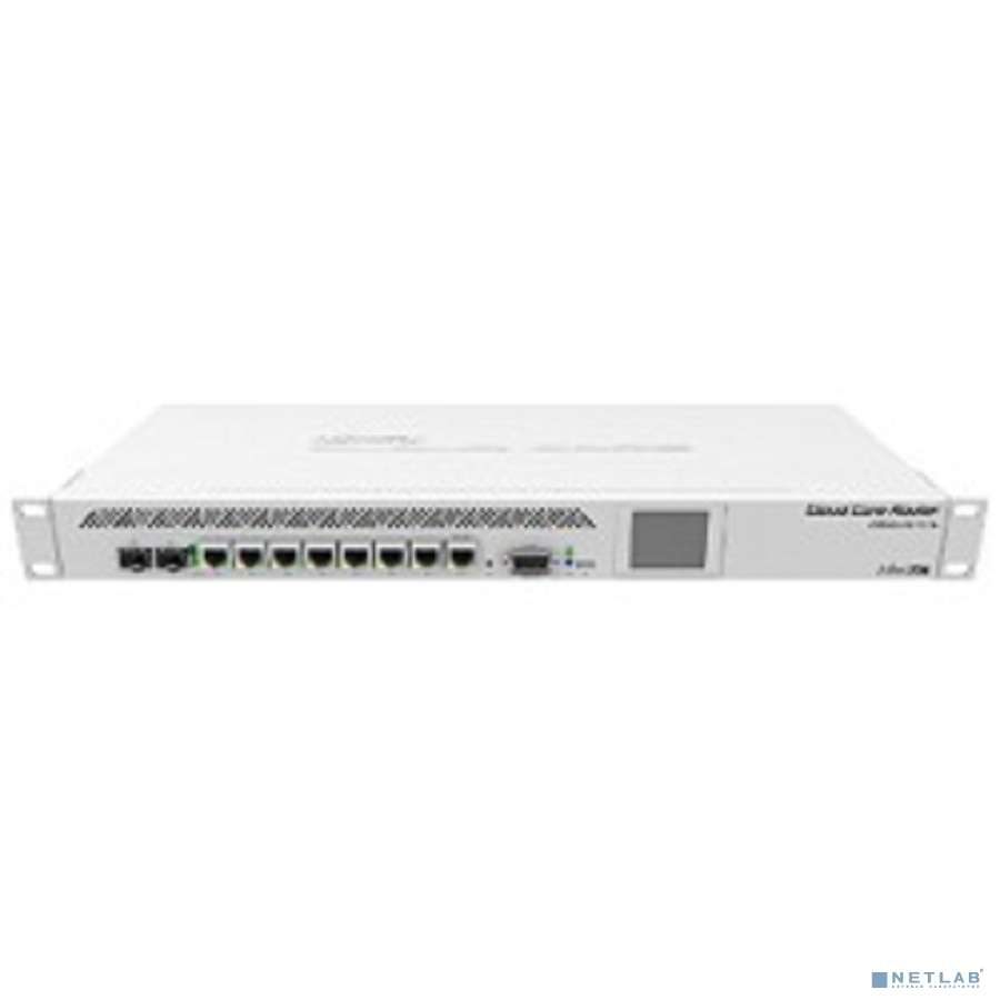 MikroTik CCR1009-7G-1C-1S+ Маршрутизатор (9-cores, 1.2Ghz per core), 2GB RAM, 7xGbit LAN, 1x Combo port (1xGbit LAN or SFP), 1x SFP+ cage, RouterOS L6, 1U rackmount case, Dual PSU, LCD pa MikroTik CCR1009-7G-1C-1S+ Маршрутизатор (9-cores, 1.2Ghz per core), 2GB RAM, 7xGbit LAN, 1x Combo port (1xGbit LAN or SFP), 1x SFP+ cage, RouterOS L6, 1U rackmount case, Dual PSU, LCD pa