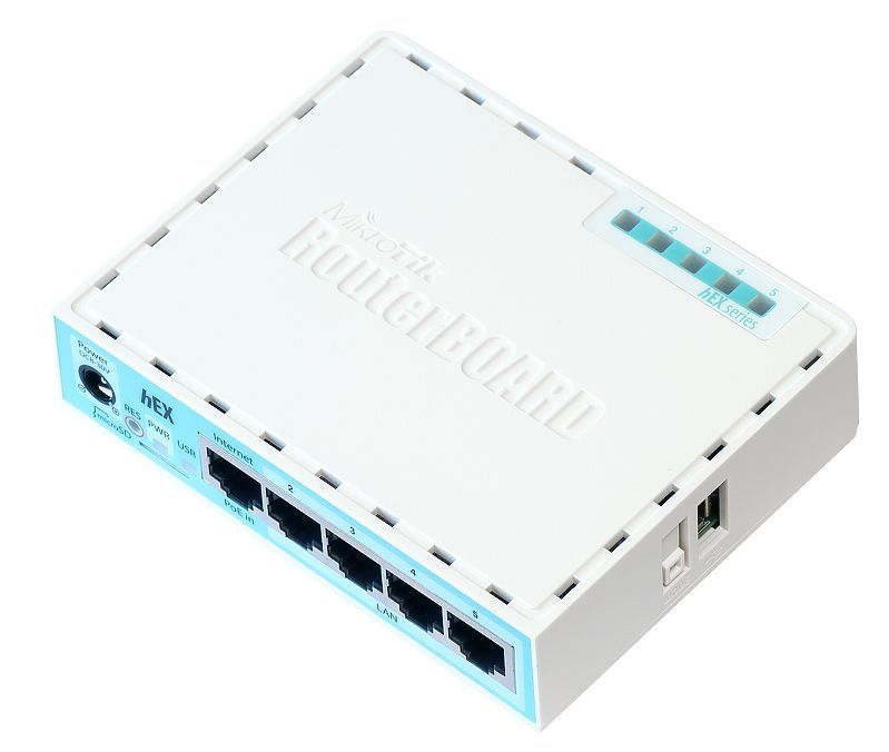 MikroTik RB750Gr3 hEX Маршрутизатор гигабитный высокопроизводительный Ethernet with power supply and case 5 port 10/100/1000