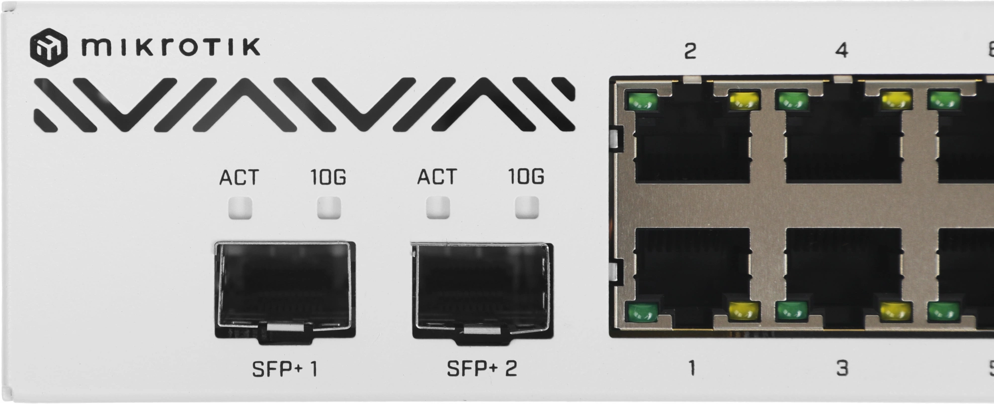 MikroTik CCR2004-16G-2S+PC Маршрутизатор 16*1Gbit RJ45, 2*10Gbit SFP+