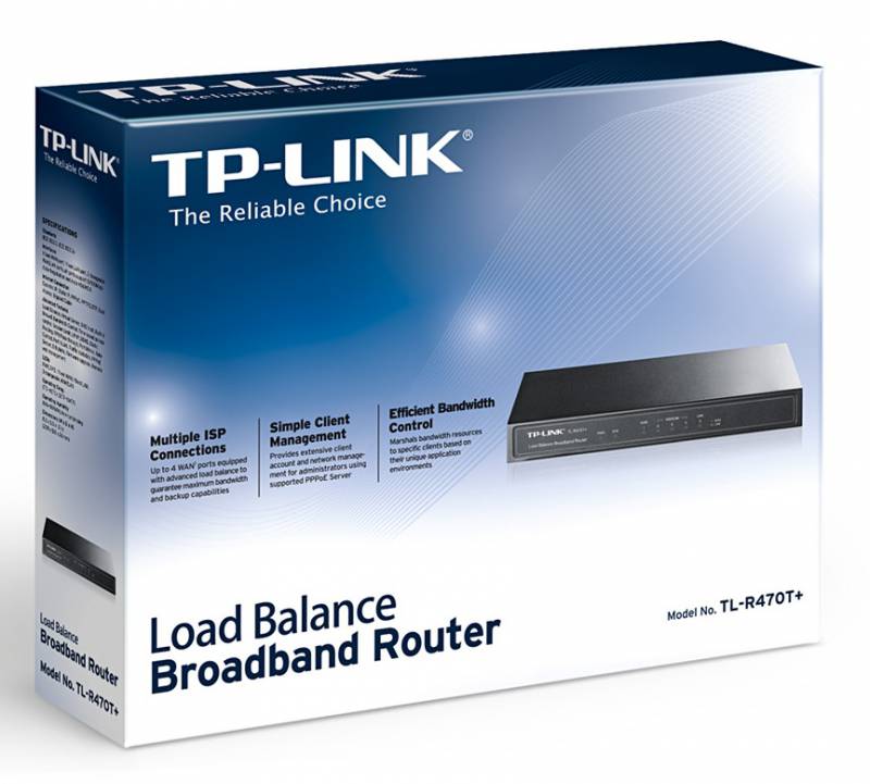 TP-Link TL-R470T+ Широкополосный маршрутизатор с балансировкой нагрузки