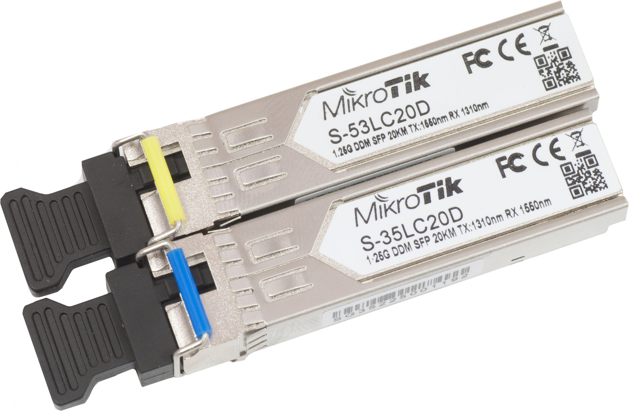 MikroTik S-3553LC20D Пара SFP модулей, S-35LC20D  + S-53LC20D