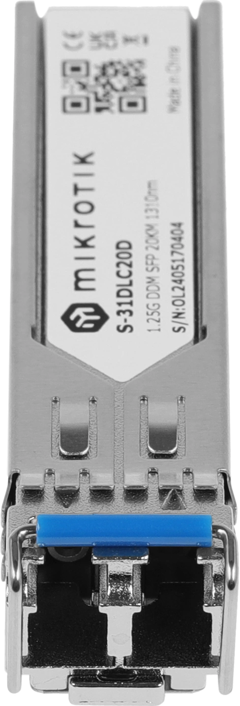 MikroTik S-31DLC20D Модуль SFP 1.25G SM 20km 1310nm