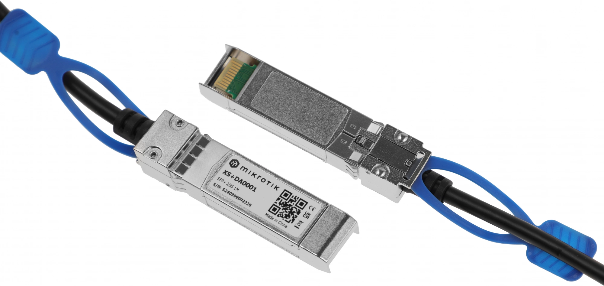 MikroTik XS+DA0001 Direct attach cable Кабель SFP/SFP+/SFP28(1Gbit/10Gbit/25Gbit), 1m