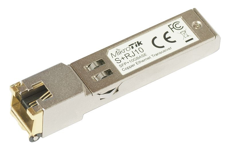 MikroTik S+RJ10 Модуль SFP+ 10/100/1000M/2.5G/5G/10G