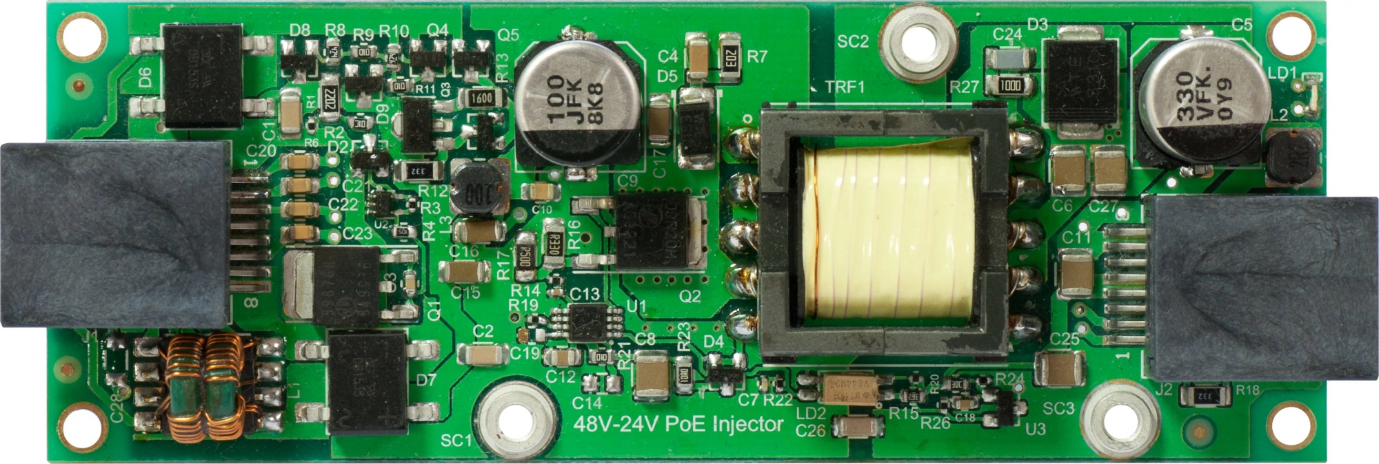 MikroTik RBGPOE-CON-HP Преобразователь PoE 48V to 24V