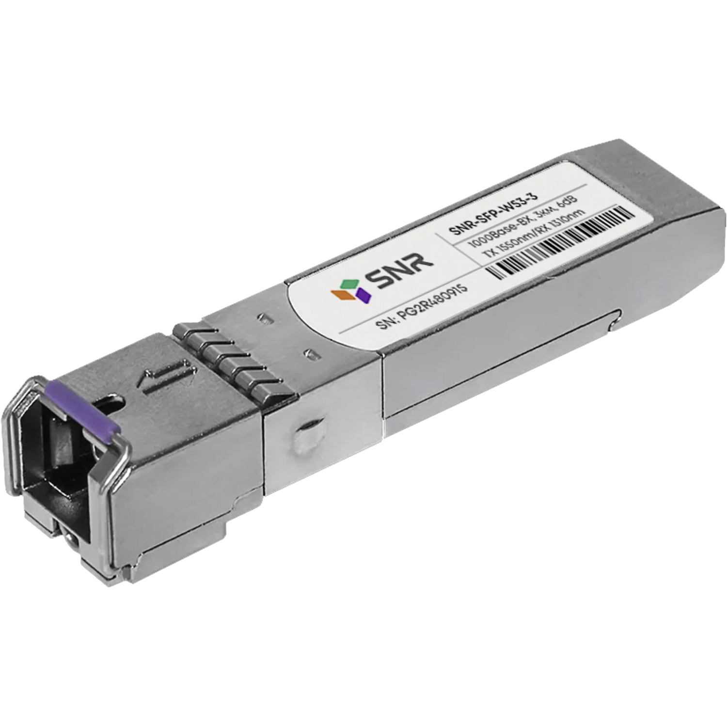 SNR-SFP-W53-3 Модуль SFP WDM, дальность до 3км (6dB), 1550нм  SNR-SFP-W53-3