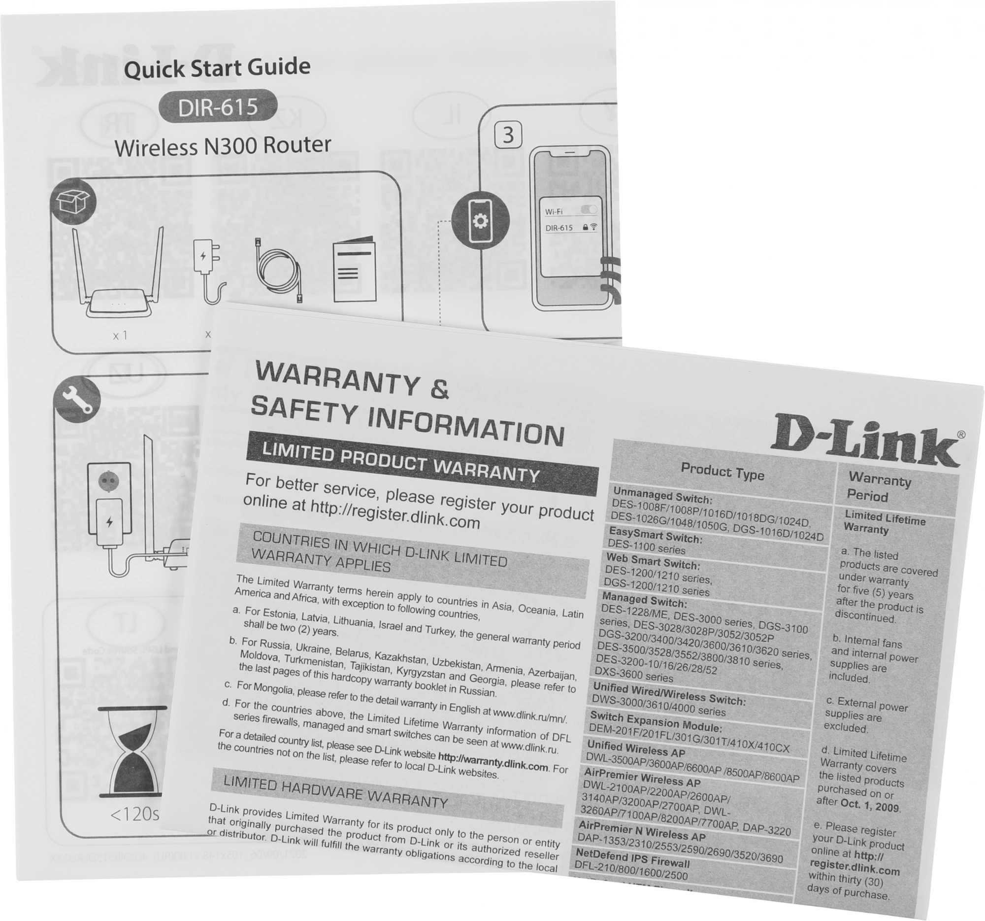D-Link DIR-615/Z1A  Беспроводной маршрутизатор N300