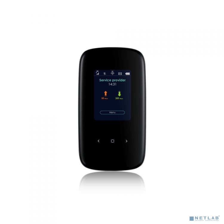 ZYXEL LTE2566-M634-EUZNV1F  Маршрутизатор LTE Cat.6 Wi-Fi (SIM card inserted), 802.11ac (2.4 and 5 GHz) up to 300 + 866 Mbps, support for LTE / 4G / 3G, color display, micro power USB, battery