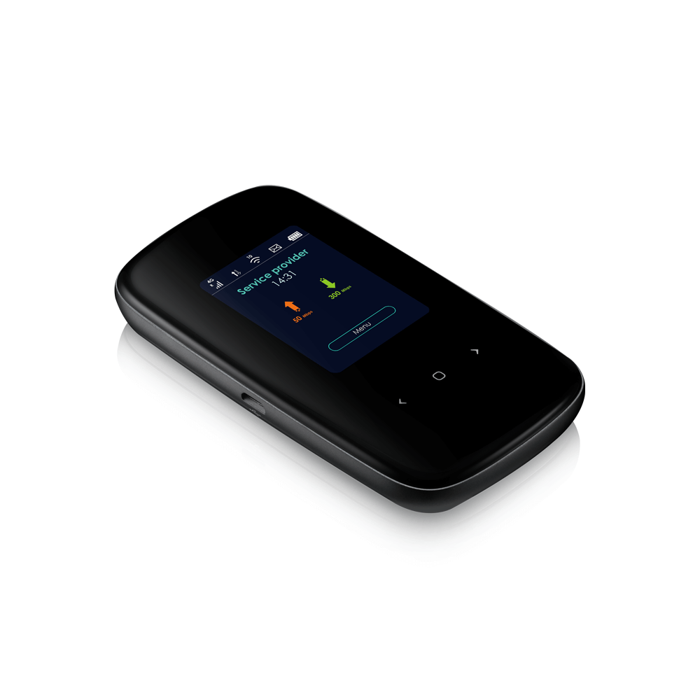 ZYXEL LTE2566-M634-EUZNV1F Маршрутизатор LTE Cat.6 Wi-Fi (SIM card inserted), 802.11ac (2.4 and 5 GHz) up to 300 + 866 Mbps, support for LTE / 4G / 3G, color display, micro power USB, battery ZYXEL LTE2566-M634-EUZNV1F Маршрутизатор LTE Cat.6 Wi-Fi (SIM card inserted), 802.11ac (2.4 and 5 GHz) up to 300 + 866 Mbps, support for LTE / 4G / 3G, color display, micro power USB, battery