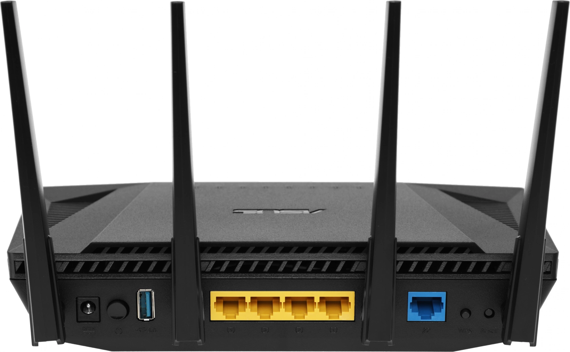 ASUS RT-AX58U Роутер беспроводной4 LAN, 1000 Мбит/с, 4 (802.11n), 5 (802.11ac), 6 (802.11ax), 1 x USB 3.1, 3G, 4G/LTE, IPv6