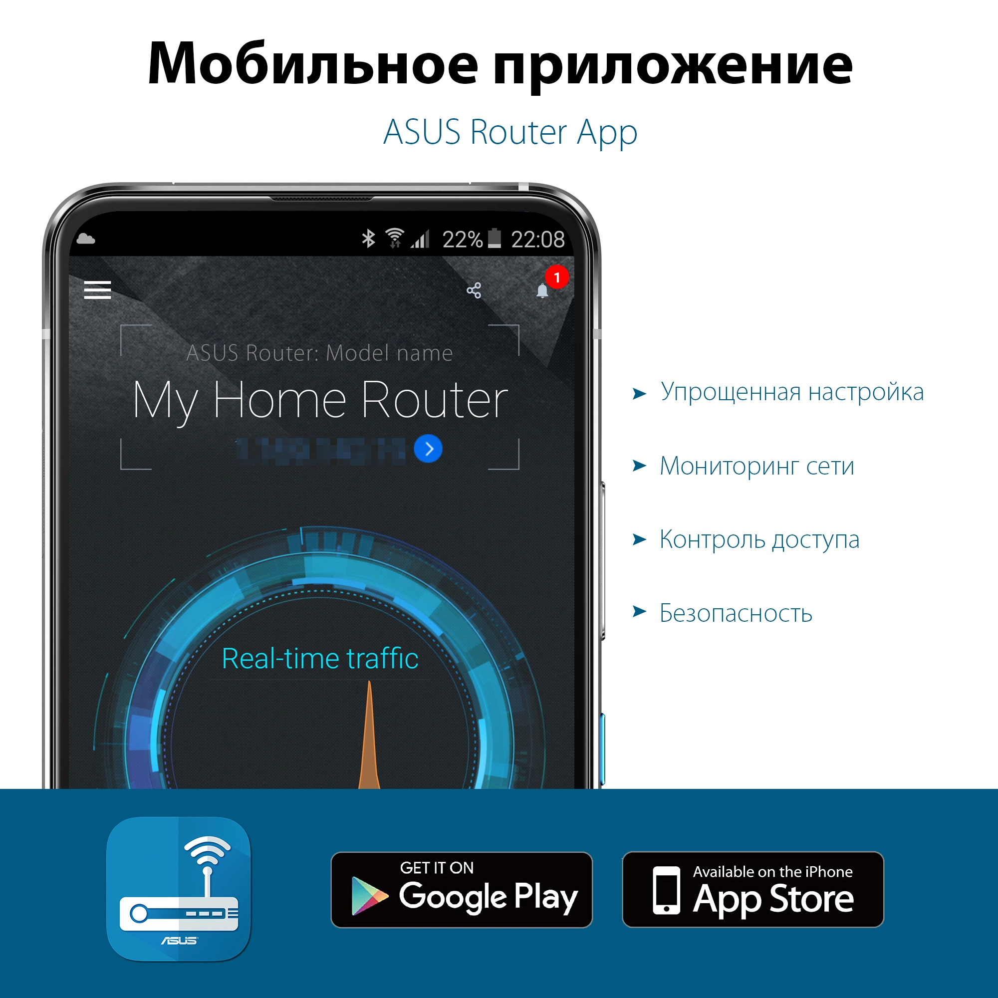 ASUS RT-AX58U Роутер беспроводной4 LAN, 1000 Мбит/с, 4 (802.11n), 5 (802.11ac), 6 (802.11ax), 1 x USB 3.1, 3G, 4G/LTE, IPv6