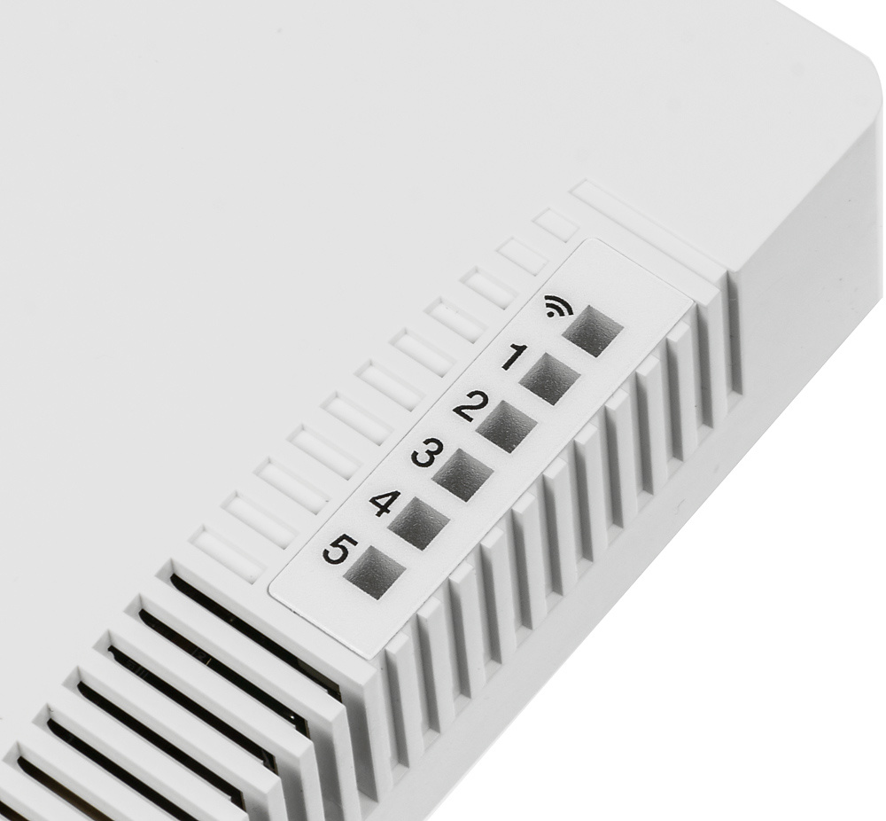 MikroTik RB951Ui-2HnD Беспроводной маршрутизатор  600Mhz CPU, 128MB RAM, 5xLAN, built-in 2.4Ghz 802b/g/n