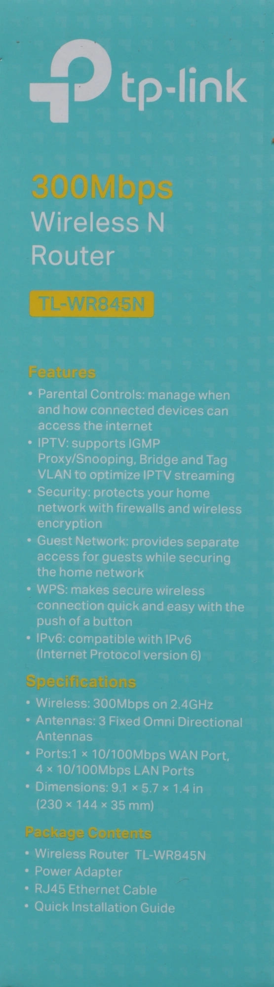 TP-Link TL-WR845N Роутер Wi-Fi N300