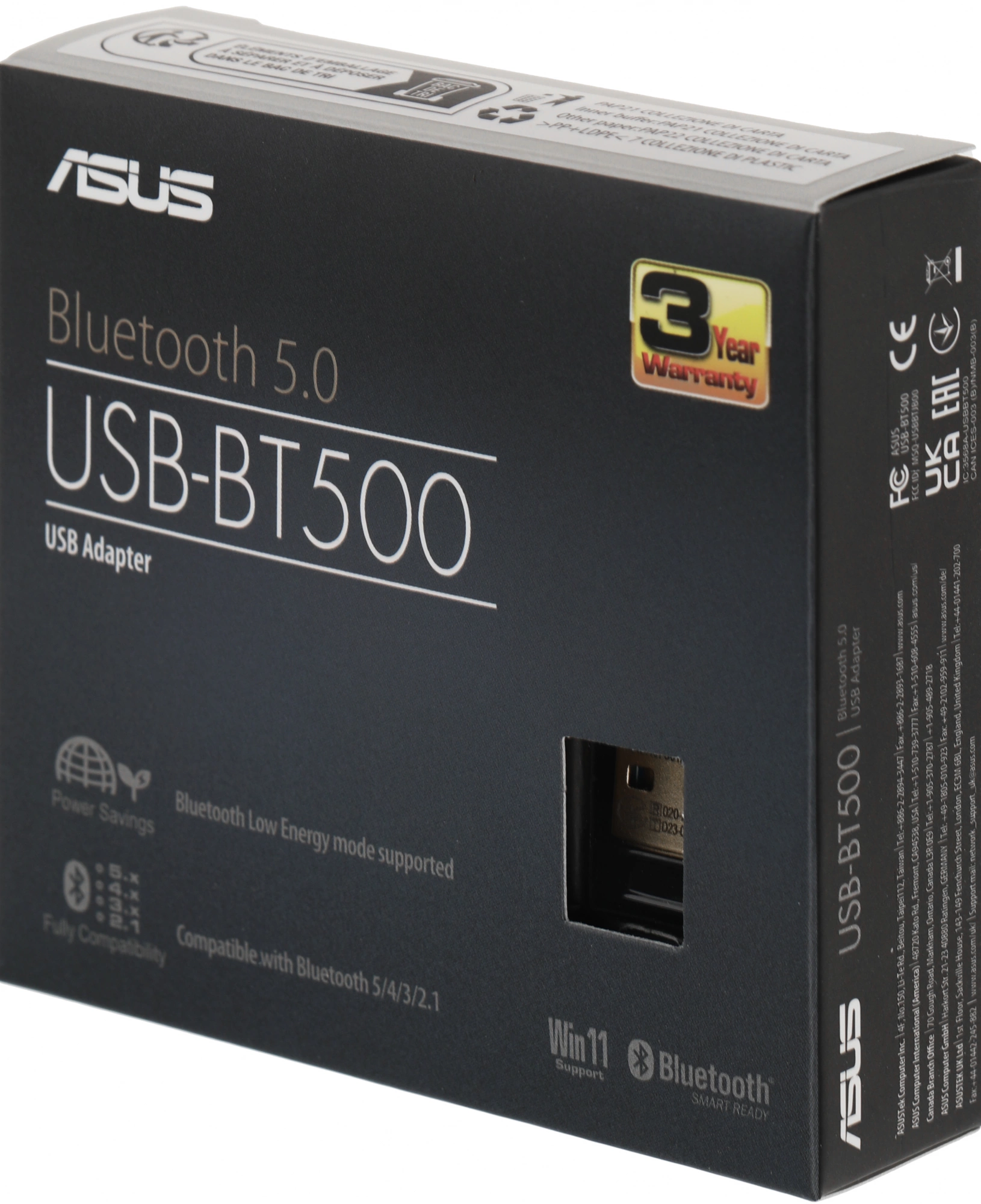 ASUS USB-BT500 Беспроводной USB-адаптер Bluetooth 5.0