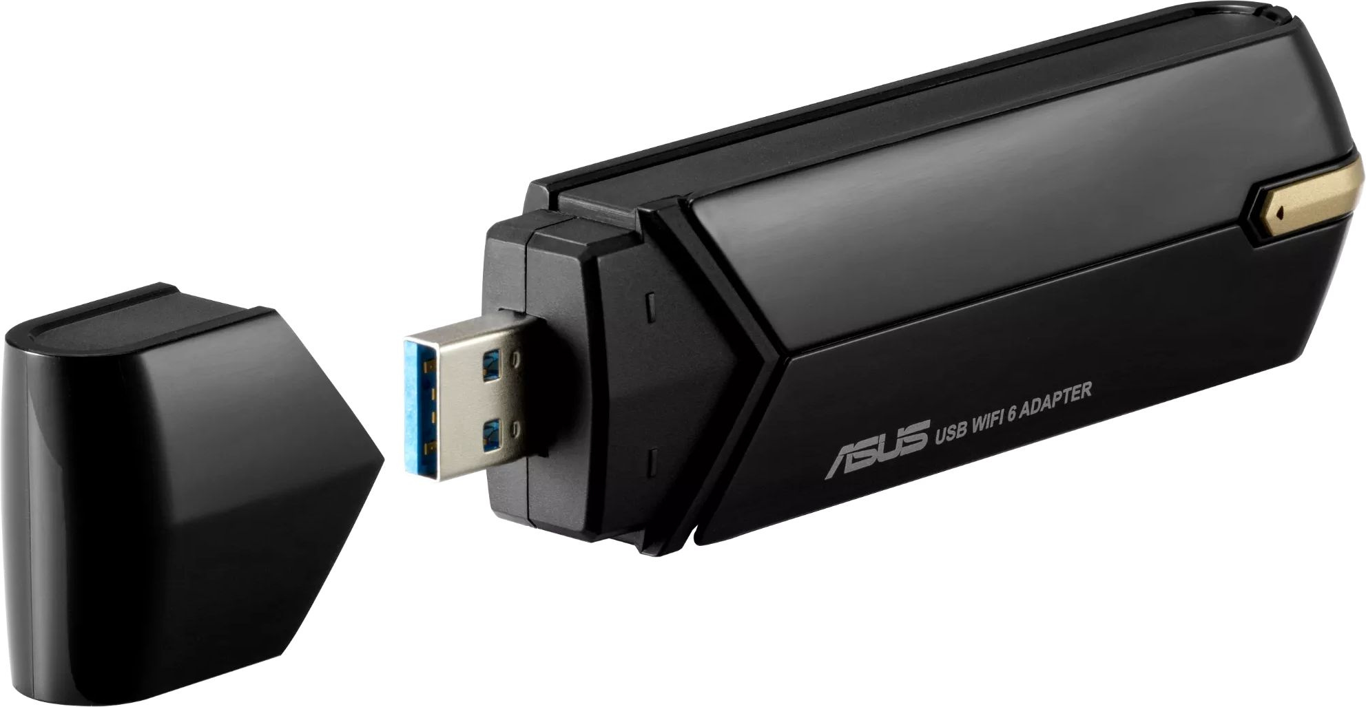 ASUS USB-AX56 Сетевой адаптер  Wi-Fi: 2.4 / 5 ГГц, Wi-Fi 802.11: b (Wi-Fi 1), a (Wi-Fi 2), g (Wi-Fi 3), n (Wi-Fi 4), ac (Wi-Fi 5), ax (Wi-Fi 6) черный (90IG06H0-MO0R10) (no cradle)
