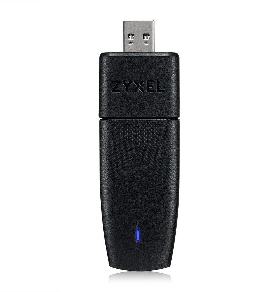 ZYXEL NWD7605-EU0101F Двухдиапазонный Wi-Fi USB-адаптер AX1800, 802.11a/b/g/n/ac/ax (600+1200 Мбит/с), USB3.0