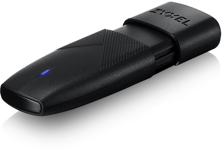 ZYXEL NWD7605-EU0101F Двухдиапазонный Wi-Fi USB-адаптер AX1800, 802.11a/b/g/n/ac/ax (600+1200 Мбит/с), USB3.0